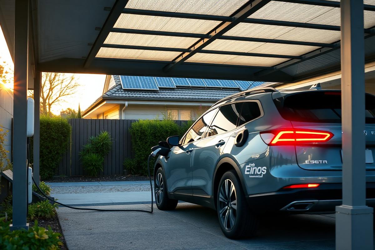 Electric vehicle charging from a home EV charger